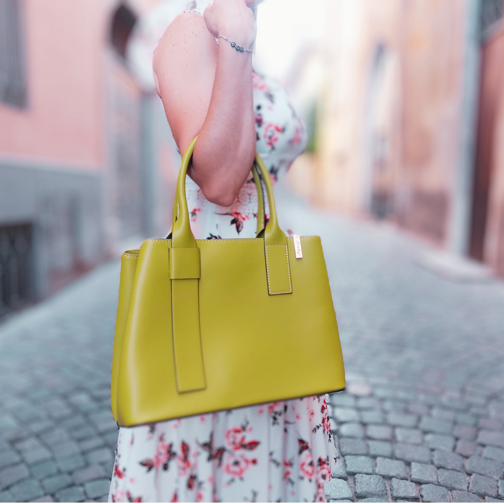 Aurora — Structured Italian Leather Tote