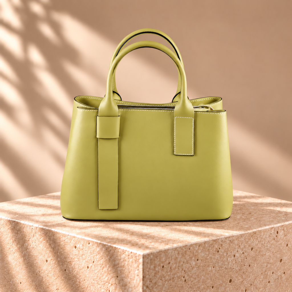 Aurora — Structured Italian Leather Tote