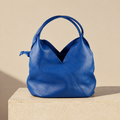 Serena — Cobalt Blue Italian Leather Hobo Bag