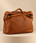 Caterina — Woven Italian Leather Hobo Bag