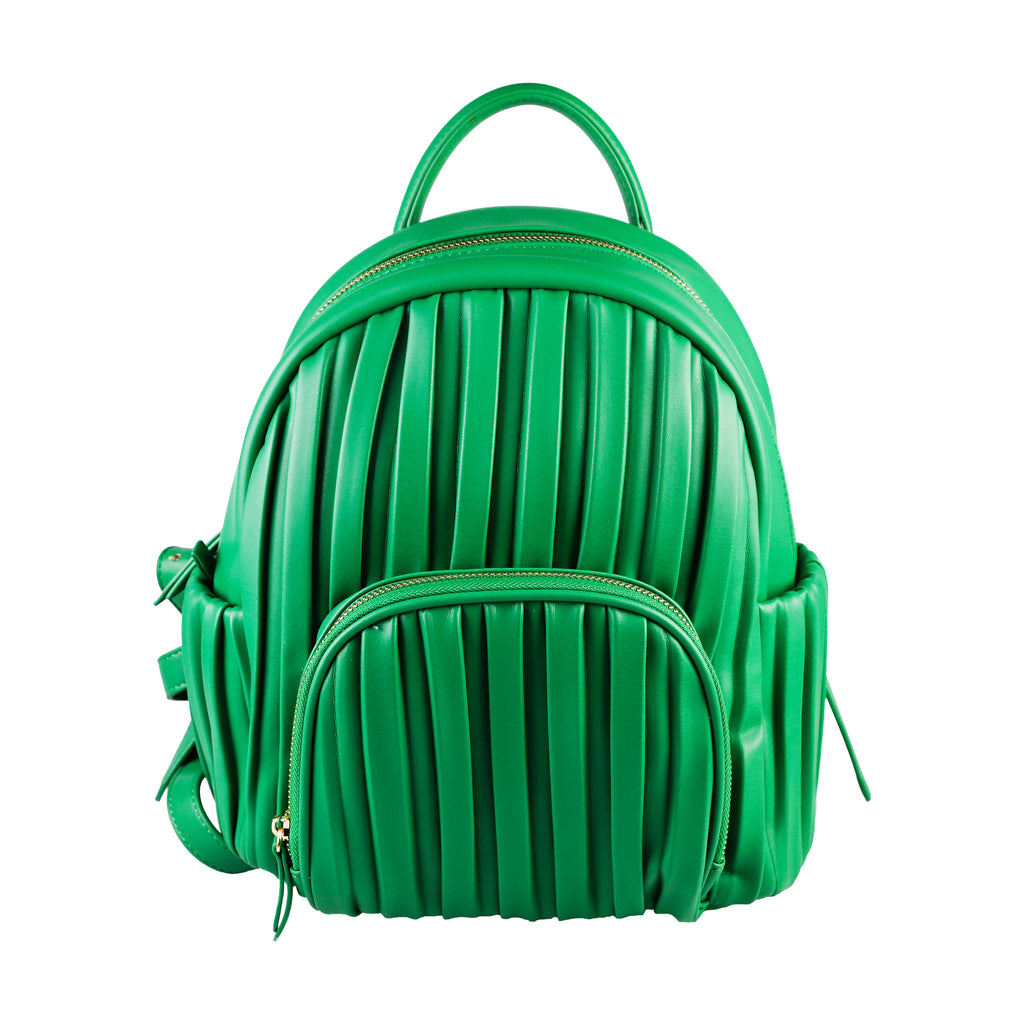 Giorgia — Pleated Italian-Made Mini Backpack