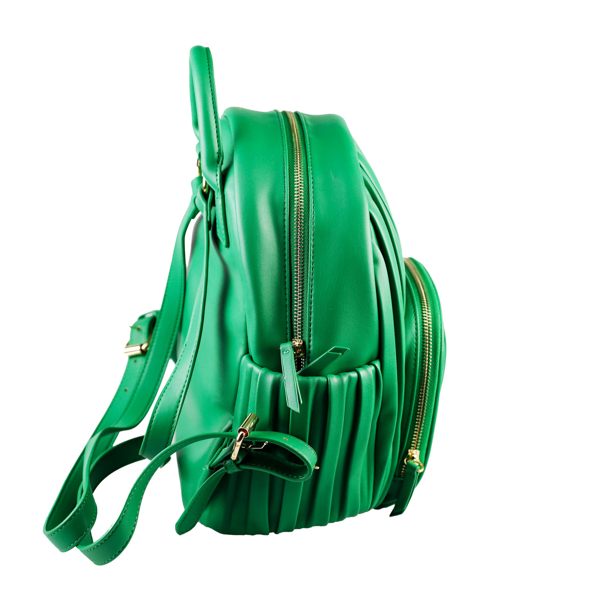 Giorgia — Pleated Italian-Made Mini Backpack